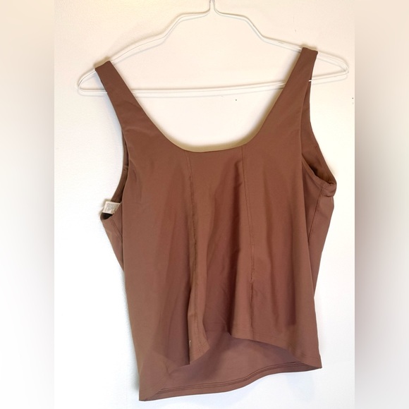 Old Navy Active Powersoft Brown Women's Crop Top Tank Top Size XL - Picture 2 of 5